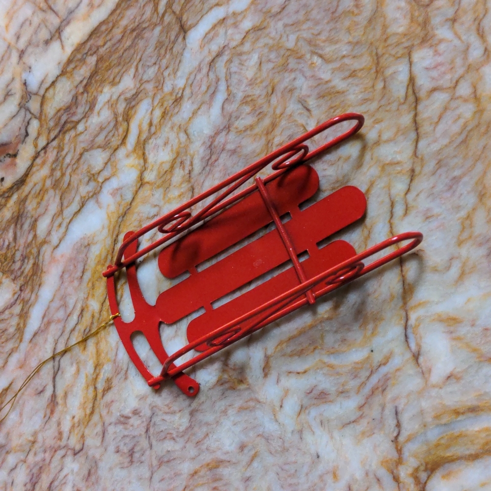 Sled ornament